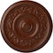 Ekena Millwork Tyrone Ceiling Medallion (Fits Canopies up to 6 3/4"), 16 1/8"OD x 3/4"P, Burnished Mahogany Crackle CM16TYBMC - alternate 1